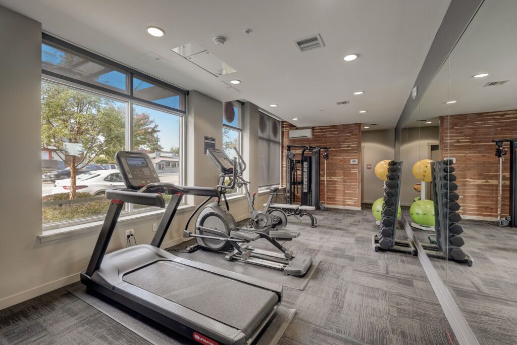 arrive belay and noba apartments fitness center